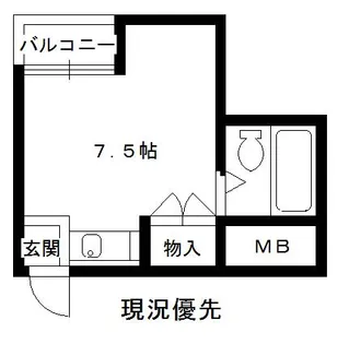ヒラパレス【3階】の間取り