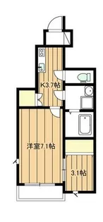 HOPE【102号室】の間取り