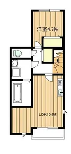 HOPE【201号室】の間取り