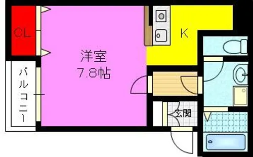 サニーコートオオクボ【202号室】の間取り