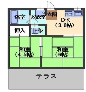 愛知県名古屋市中村区岩塚町1丁目【アパート】の間取り