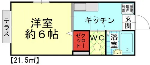シャトルnanaⅡ【2階】の間取り