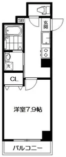 サクシード伏見京橋【4階】の間取り