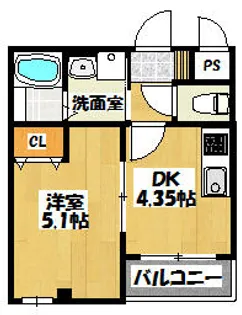 ラガーパレス花園【3階】の間取り