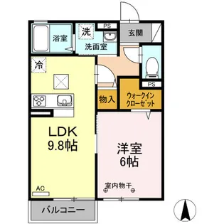 メゾン アリエッタ【1階】の間取り