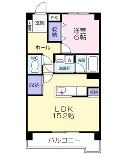 愛知県豊川市市田町中社【マンション】の間取り
