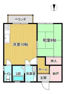 小林ハイツC【101号室】の間取り
