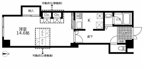 池下タワーズ【502号室】の間取り