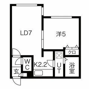 ラ・メゾン・デュ・リラ【403号室】の間取り