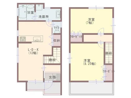 兵庫県姫路市増位本町1丁目【一戸建】の間取り