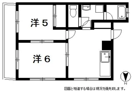 三萩野清原ビル【303号室】の間取り
