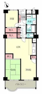パラッシオ舞子【5階】の間取り