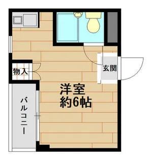 メゾンドユン【202号室】の間取り