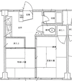 県庁前第一ビル【503号室】の間取り