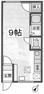 緑町コーポ【105号室】の間取り