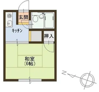 桑野ハイム【101号室】の間取り