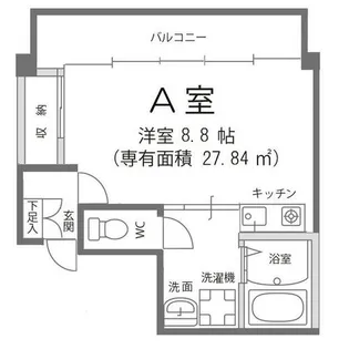 ゴキソ224ビル【3階】の間取り