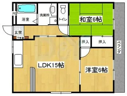 プルネードマキシマ【1階】の間取り