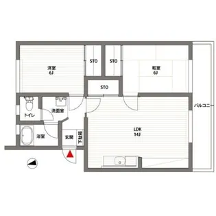 コーポ江戸屋敷【231号室】の間取り