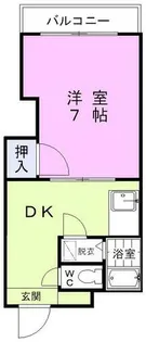 キャッスル折尾【3階】の間取り