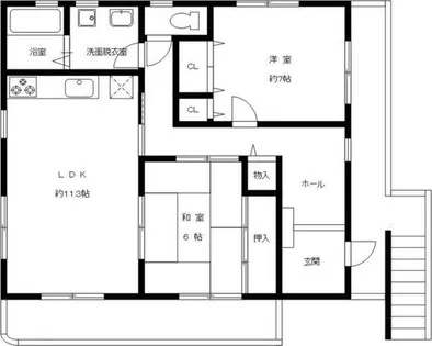 パルコート八木【2階】の間取り
