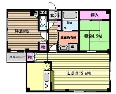 兵庫県神戸市東灘区御影中町2丁目【マンション】の間取り