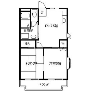 愛知県名古屋市緑区武路町【アパート】の間取り