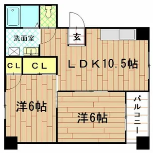 メゾンドM【3階】の間取り