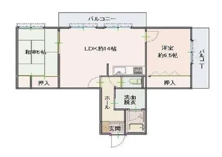 イーストヴィレッジ宮の前【3階】の間取り