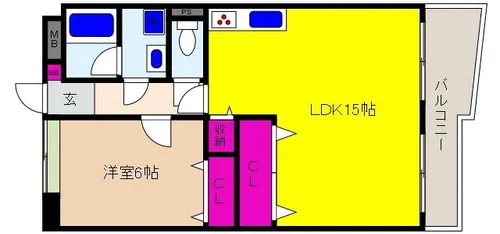 兵庫県神戸市東灘区御影郡家2丁目【マンション】の間取り