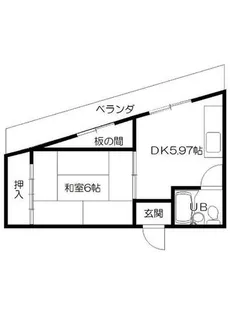 シャトー香里【3階】の間取り