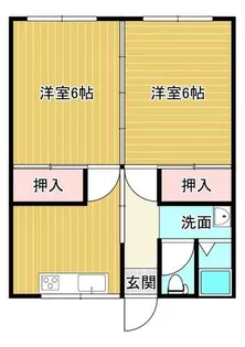 西水町有吉アパート【2階】の間取り