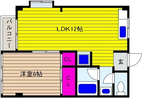 兵庫県神戸市東灘区御影中町7丁目【マンション】の間取り