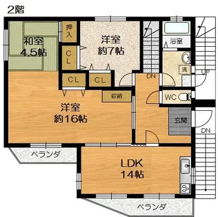兵庫県神戸市須磨区多井畑字東山ノ上【一戸建】の間取り