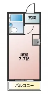 マイコーポ白国【204号室】の間取り