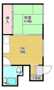 羊蹄荘【7号室】の間取り