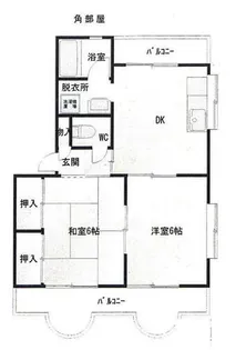 タウンシャトー伊奈【4階】の間取り