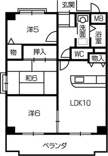 カナレグランデ【204号室】の間取り