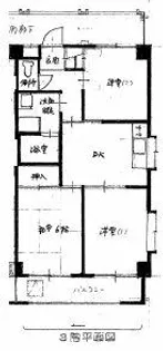 愛知県瀬戸市共栄通5丁目【アパート】の間取り
