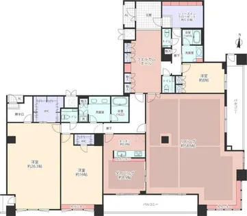 兵庫県宝塚市武庫川町【マンション】の間取り