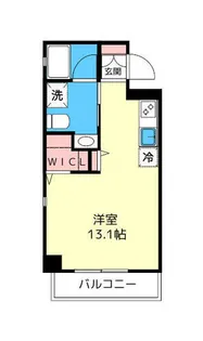 Demeure Gokiso【404号室】の間取り