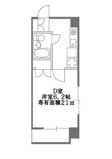ゴキソ224ビル【4D号室】の間取り