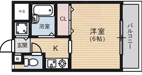 ロイヤルコンフォート梅光園【4階】の間取り