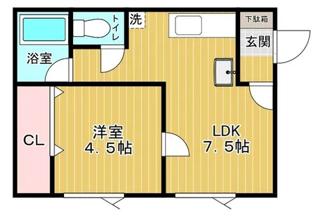 ジュンコーポレーション【103号室】の間取り