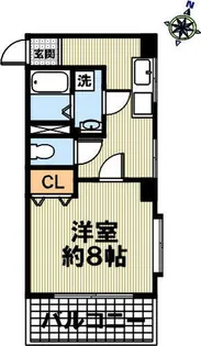 兵庫県神戸市灘区宮山町2丁目【マンション】の間取り