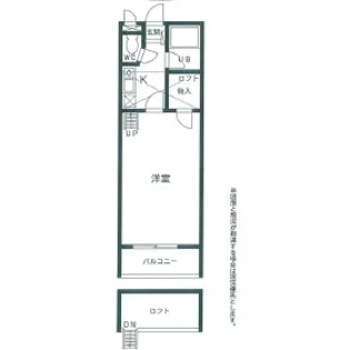 セザンヌ大岩【207号室】の間取り