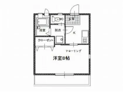 ラフォーレ新屋敷【2階】の間取り
