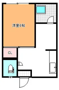 エジソンエッグ【202号室】の間取り