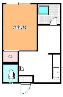 エジソンエッグ【202号室】の間取り