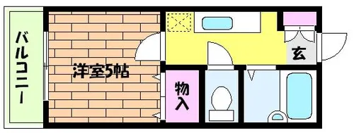 兵庫県神戸市東灘区魚崎南町7丁目【マンション】の間取り